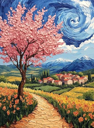 Diamond Painting Kirschblüten Diamond Painting Erwachsene, Crystal Art Landschaft Muster Design Vollbohrer Diamanten Malerei Stickerei Kreuzstich Basteln für Deko Wohnzimmer 100x135cm -hjw250885 Diamond Painting Kirschblüten Diamond Painting Erwachsene, Crystal Art Landschaft Muster Design Vollbohrer Diamanten Malerei Stickerei Kreuzstich Basteln für Deko Wohnzimmer 100x135cm -hjw250885 von HENJGWEG
