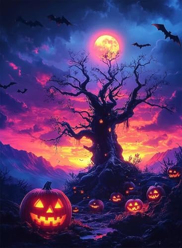 Diamond Painting Kürbis Diamond Painting Erwachsene, Crystal Art Baum Muster Design 5D DIY Runder Vollbohrer Diamanten Malerei Stickerei Kreuzstich Basteln für Deko Wohnzimmer 50×70cm -hjw25081A Diamond Painting Kürbis Diamond Painting Erwachsene, Crystal Art Baum Muster Design 5D DIY Runder Vollbohrer Diamanten Malerei Stickerei Kreuzstich Basteln für Deko Wohnzimmer 50×70cm -hjw25081A von HENJGWEG