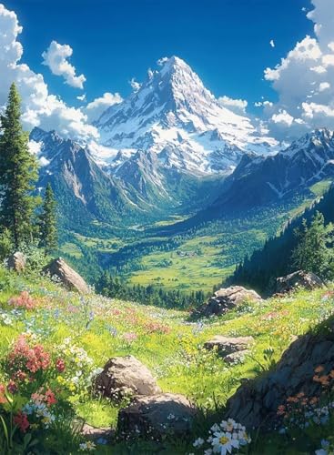 Diamond Painting Landschaft Diamond Painting Erwachsene, Crystal Art Natur Muster Design 5D DIY Vollbohrer Diamanten Malerei Stickerei Kreuzstich Basteln für Deko Wohnzimmer 100x135cm -hjw25081V Diamond Painting Landschaft Diamond Painting Erwachsene, Crystal Art Natur Muster Design 5D DIY Vollbohrer Diamanten Malerei Stickerei Kreuzstich Basteln für Deko Wohnzimmer 100x135cm -hjw25081V von HENJGWEG