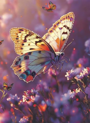 Diamond Painting Schmetterling Diamond Painting Erwachsene, Crystal Art Blumen Muster Design 5D DIY Vollbohrer Diamanten Malerei Stickerei Kreuzstich Basteln für Deko Wohnzimmer 50x40cm -hjw2508J2 Diamond Painting Schmetterling Diamond Painting Erwachsene, Crystal Art Blumen Muster Design 5D DIY Vollbohrer Diamanten Malerei Stickerei Kreuzstich Basteln für Deko Wohnzimmer 50x40cm -hjw2508J2 von HENJGWEG