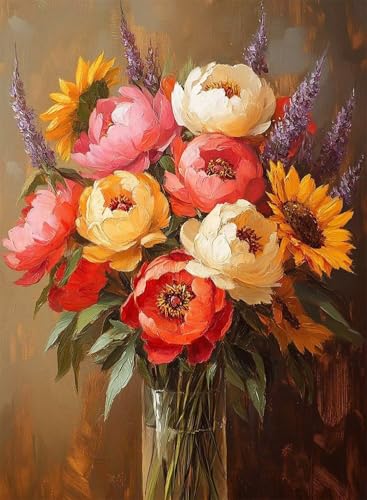Diamond Painting Vase Diamond Painting Erwachsene, Crystal Art Blumen Muster Design 5D DIY Runder Vollbohrer Diamanten Malerei Stickerei Kreuzstich Basteln für Deko Wohnzimmer 60x80cm -hjw2508U9 Diamond Painting Vase Diamond Painting Erwachsene, Crystal Art Blumen Muster Design 5D DIY Runder Vollbohrer Diamanten Malerei Stickerei Kreuzstich Basteln für Deko Wohnzimmer 60x80cm -hjw2508U9 von HENJGWEG
