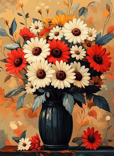 Diamond Painting Vase Diamond Painting Erwachsene, Crystal Art Sonnenblumen Muster Design 5D DIY Runder Vollbohrer Diamanten Malerei Stickerei Kreuzstich Basteln für Deko Wohnzimmer 50x40cm -hjw25080D Diamond Painting Vase Diamond Painting Erwachsene, Crystal Art Sonnenblumen Muster Design 5D DIY Runder Vollbohrer Diamanten Malerei Stickerei Kreuzstich Basteln für Deko Wohnzimmer 50x40cm -hjw25080D von HENJGWEG