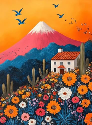 Diamond Painting Vulkan Fuji Diamond Painting Erwachsene, Crystal Art Blumen Muster Design 5D DIY Vollbohrer Diamanten Malerei Stickerei Kreuzstich Basteln für Deko Wohnzimmer 50×70cm -hjw2508YY Diamond Painting Vulkan Fuji Diamond Painting Erwachsene, Crystal Art Blumen Muster Design 5D DIY Vollbohrer Diamanten Malerei Stickerei Kreuzstich Basteln für Deko Wohnzimmer 50×70cm -hjw2508YY von HENJGWEG
