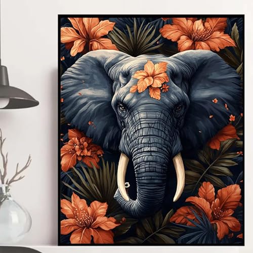 Elefant Diamond Painting 40x30cm, Blumen Diamond Painting Erwachsene Anfänger 5D DIY Runder Vollbohrer Diamanten Malerei Mosaik Bastelset Erwachsene für Zimmer Deko, Geschenke für Frauen -hjw250805 Elefant Diamond Painting 40x30cm, Blumen Diamond Painting Erwachsene Anfänger 5D DIY Runder Vollbohrer Diamanten Malerei Mosaik Bastelset Erwachsene für Zimmer Deko, Geschenke für Frauen -hjw250805 von HENJGWEG