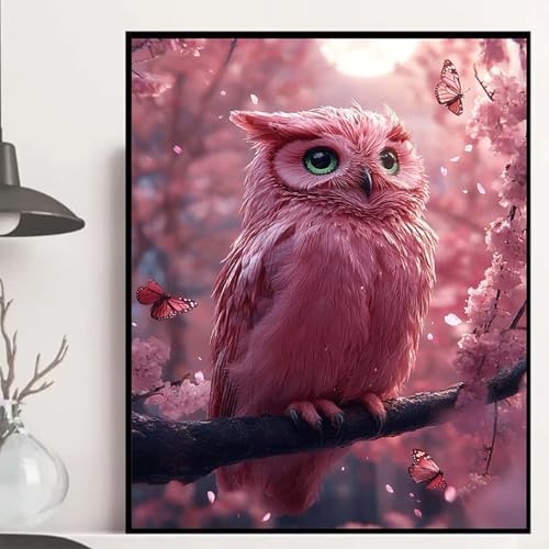 Eule Diamond Painting 60×80cm, Schmetterling Diamond Painting Erwachsene Anfänger 5D DIY Runder Vollbohrer Diamanten Malerei Mosaik Bastelset Erwachsene für Zimmer Deko, Geschenke -hjw250891O1G Eule Diamond Painting 60×80cm, Schmetterling Diamond Painting Erwachsene Anfänger 5D DIY Runder Vollbohrer Diamanten Malerei Mosaik Bastelset Erwachsene für Zimmer Deko, Geschenke -hjw250891O1G von HENJGWEG