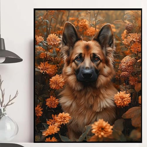 Hund Diamond Painting 90x120 cm, Blumen Diamond Painting Erwachsene Anfänger 5D DIY Runder Vollbohrer Diamanten Malerei Mosaik Bastelset Erwachsene für Zimmer Deko, Geschenke für Frauen -hjw25082U Hund Diamond Painting 90x120 cm, Blumen Diamond Painting Erwachsene Anfänger 5D DIY Runder Vollbohrer Diamanten Malerei Mosaik Bastelset Erwachsene für Zimmer Deko, Geschenke für Frauen -hjw25082U von HENJGWEG