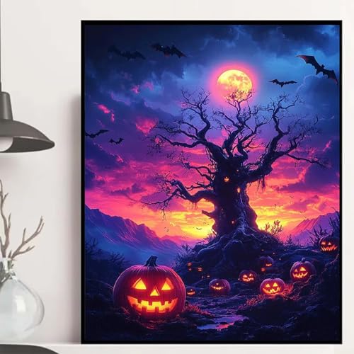 Kürbis Diamond Painting 100×135cm, Baum Diamond Painting Erwachsene Anfänger 5D DIY Runder Vollbohrer Diamanten Malerei Mosaik Bastelset Erwachsene für Zimmer Deko, Geschenke für Frauen -hjw2508A5 Kürbis Diamond Painting 100×135cm, Baum Diamond Painting Erwachsene Anfänger 5D DIY Runder Vollbohrer Diamanten Malerei Mosaik Bastelset Erwachsene für Zimmer Deko, Geschenke für Frauen -hjw2508A5 von HENJGWEG