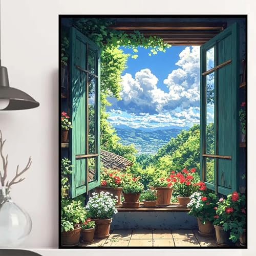 Landschaft Diamond Painting 60x80cm, Pflanzen Diamond Painting Erwachsene Anfänger 5D DIY Runder Vollbohrer Diamanten Malerei Mosaik Bastelset Erwachsene für Zimmer Deko, Geschenke -hjw2508F2PQX Landschaft Diamond Painting 60x80cm, Pflanzen Diamond Painting Erwachsene Anfänger 5D DIY Runder Vollbohrer Diamanten Malerei Mosaik Bastelset Erwachsene für Zimmer Deko, Geschenke -hjw2508F2PQX von HENJGWEG