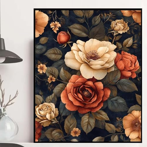 Rose Diamond Painting 135x100cm, Blumen Diamond Painting Erwachsene Anfänger 5D DIY Runder Vollbohrer Diamanten Malerei Mosaik Bastelset Erwachsene für Zimmer Deko, Geschenke für Frauen -hjw2508F8 Rose Diamond Painting 135x100cm, Blumen Diamond Painting Erwachsene Anfänger 5D DIY Runder Vollbohrer Diamanten Malerei Mosaik Bastelset Erwachsene für Zimmer Deko, Geschenke für Frauen -hjw2508F8 von HENJGWEG