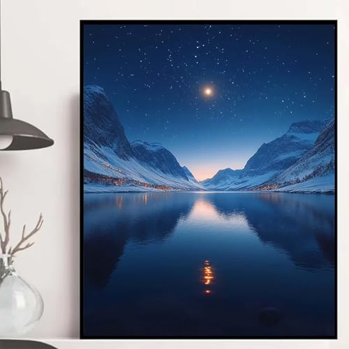 Sternenhimmel Diamond Painting 90x120cm, Berg Diamond Painting Erwachsene Anfänger 5D DIY Runder Vollbohrer Diamanten Malerei Mosaik Bastelset Erwachsene für Zimmer Deko, Geschenke -hjw250866242 Sternenhimmel Diamond Painting 90x120cm, Berg Diamond Painting Erwachsene Anfänger 5D DIY Runder Vollbohrer Diamanten Malerei Mosaik Bastelset Erwachsene für Zimmer Deko, Geschenke -hjw250866242 von HENJGWEG