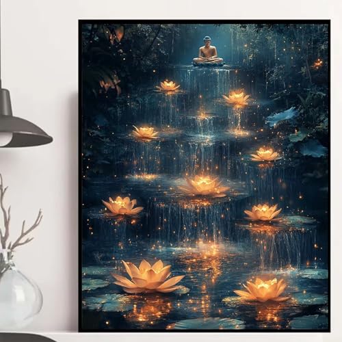 Zen Diamond Painting 50x70 cm, Blumen Diamond Painting Erwachsene Anfänger 5D DIY Runder Vollbohrer Diamanten Malerei Mosaik Bastelset Erwachsene für Zimmer Deko, Geschenke für Frauen -hjw250850 Zen Diamond Painting 50x70 cm, Blumen Diamond Painting Erwachsene Anfänger 5D DIY Runder Vollbohrer Diamanten Malerei Mosaik Bastelset Erwachsene für Zimmer Deko, Geschenke für Frauen -hjw250850 von HENJGWEG