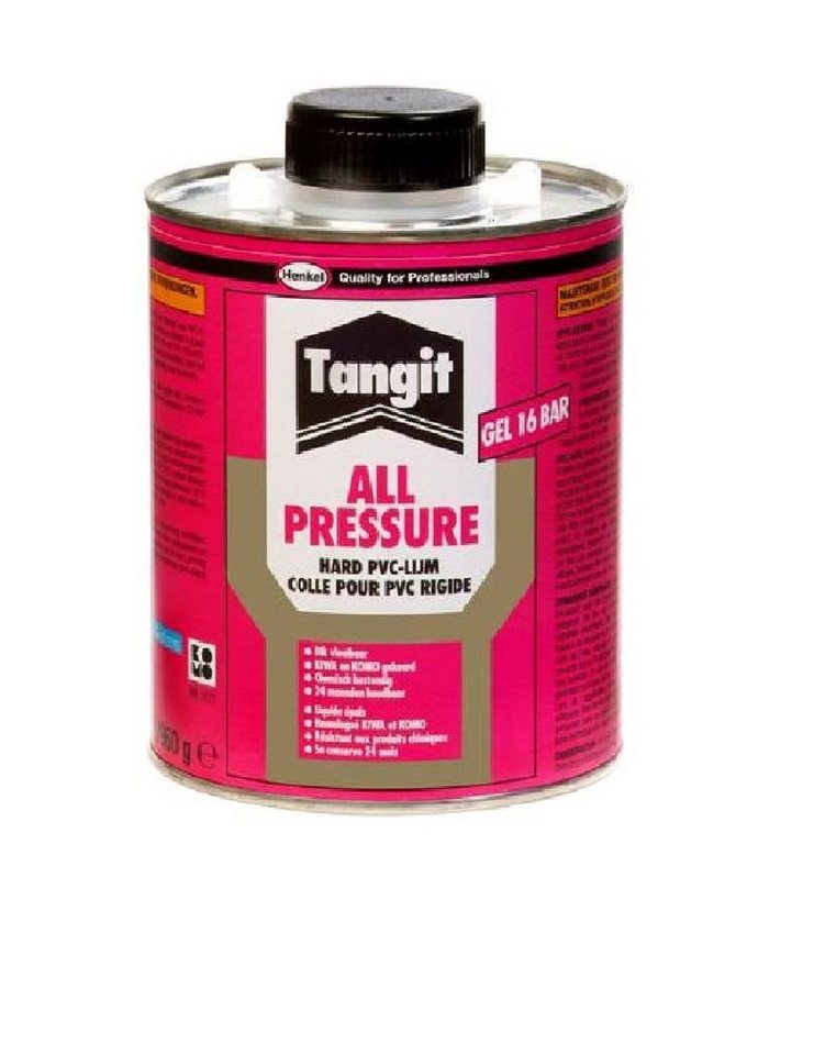 HENKEL Rohrverbinder Tangit PVC Kleber All Pressure 1 Liter Hart-PVC wasserfest von HENKEL