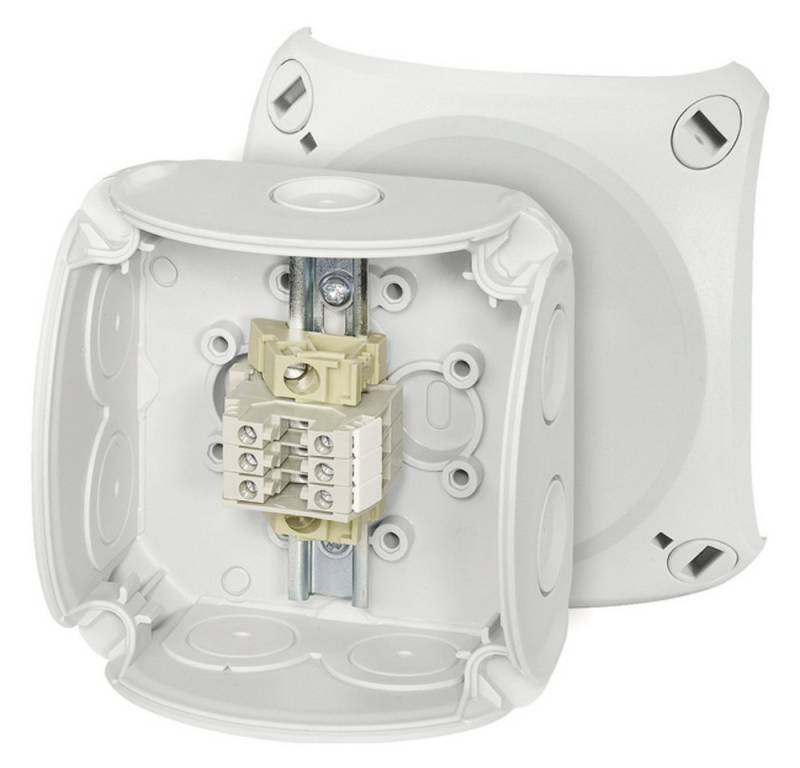 HENSEL Hensel RK 0203 T Installationsverteiler 93 x 93 x 62 Grau 1 St. Steckdosenverteiler HENSEL Hensel RK 0203 T Installationsverteiler 93 x 93 x 62 Grau 1 St. Steckdosenverteiler von HENSEL