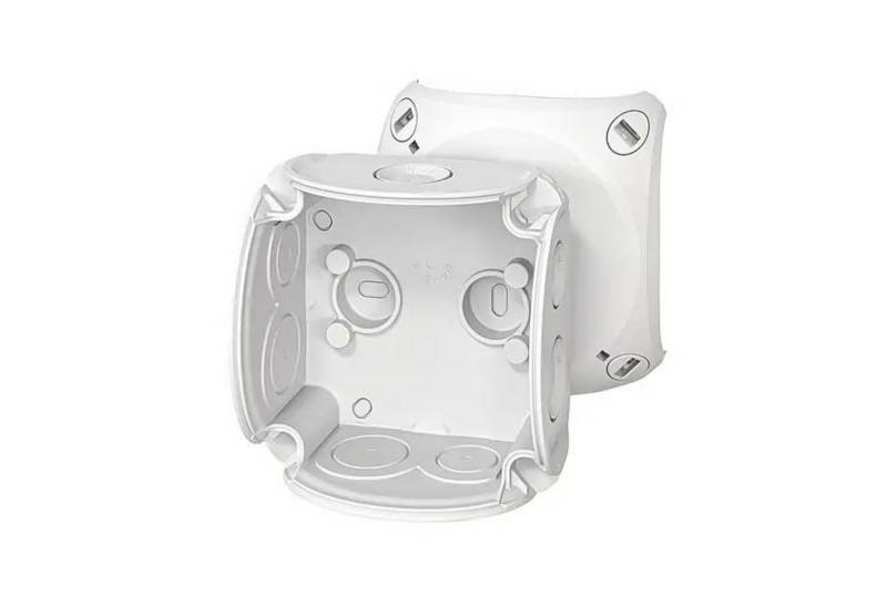 HENSEL Kabelbox Kabelabzweigkasten 88 x 88 x 49 mm grau von HENSEL