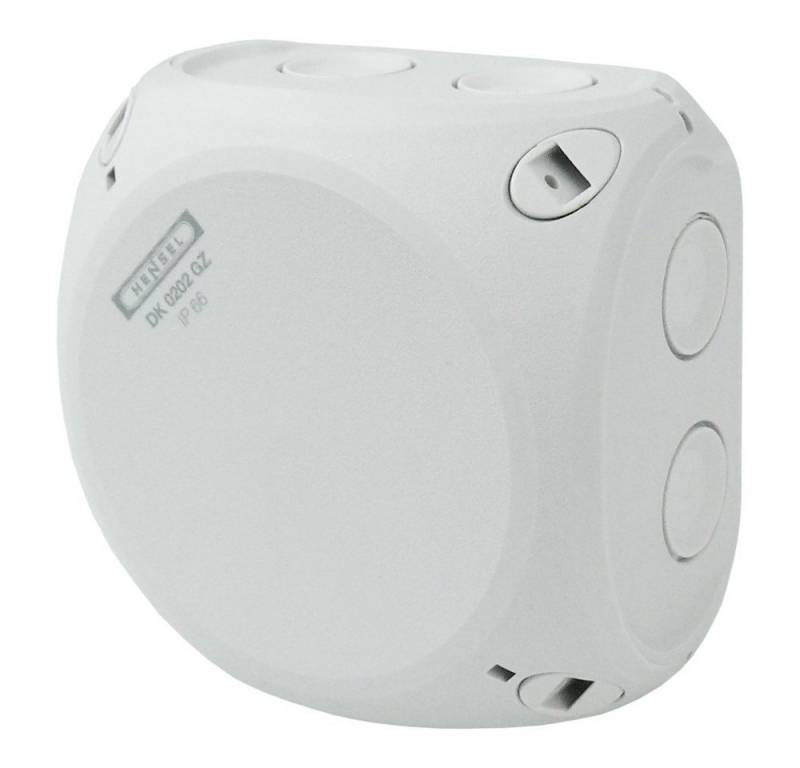 Kabelbox Kabelabzweigkasten DK 0202 GZ mit Klemmen Abzweigdose Verbindungsdose HENSEL von HENSEL