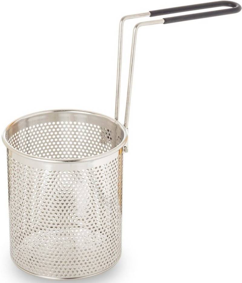 HENSSLER SCHNELLE NUMMER Nudelsieb Ø 14 cm, Pasta- und Gemüsesieb mit Soft-Touch-Griff, Edelstahl, (1-St), mit Henkel zum Ein- und Ausklappen, ein Alleskönner in der Küche von HENSSLER SCHNELLE NUMMER