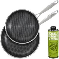 HENSSLERS Pfannen-Set anthrazit 28,0/24,0 cm 2-tlg. HENSSLERS Pfannen-Set anthrazit 28,0/24,0 cm 2-tlg. von HENSSLERS