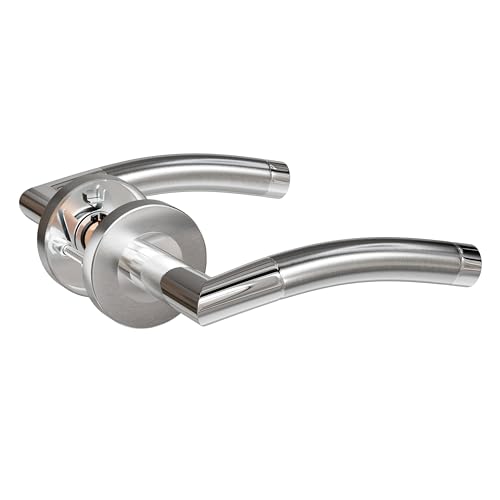 HENYIN Edelstahl Tür Hebel Griff, Satin poliert Edelstahl, Modell Sydney, ohne Escutcheon (1 set) (1) von HENYIN
