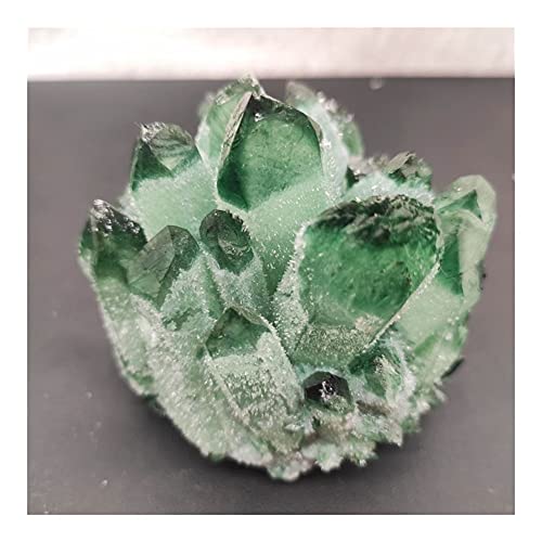 1 Stück 300 – 900 g neu natürlich grün Phantom Quarz Kristall Cluster Rohstein Exemplarkristalle für die Dekoration von Haus und Büro HEPBAK (Größe: 300 – 400 g) von HEPBAK