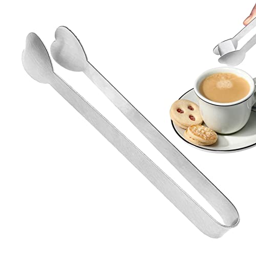 HEPVET Eiszange - Würfelzuckerzange - Eiszange aus Edelstahl für Eiskübel, Eiswürfel, kleine Clips zum Servieren von Kaffeebars von Aeihevo