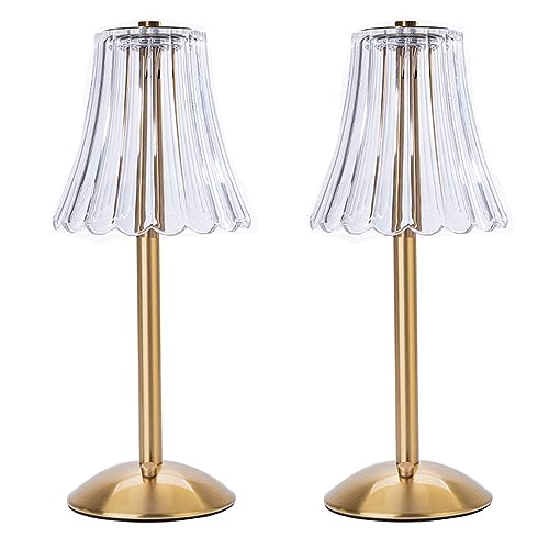 HEQET Cordless Lamp Pack 2 Flower (Goldblume-2) von HEQET