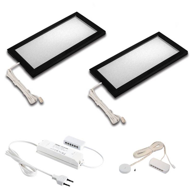 LED-Unterbaulampe Sky Dimmer 2er 4.000K schwarz LED-Unterbaulampe Sky Dimmer 2er 4.000K schwarz von Hera