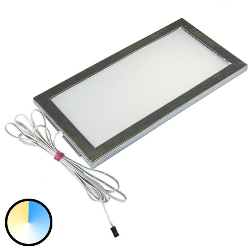 LED-Unterbaulampe Dynamic LED Sky, grau, 21 cm, CCT von Hera