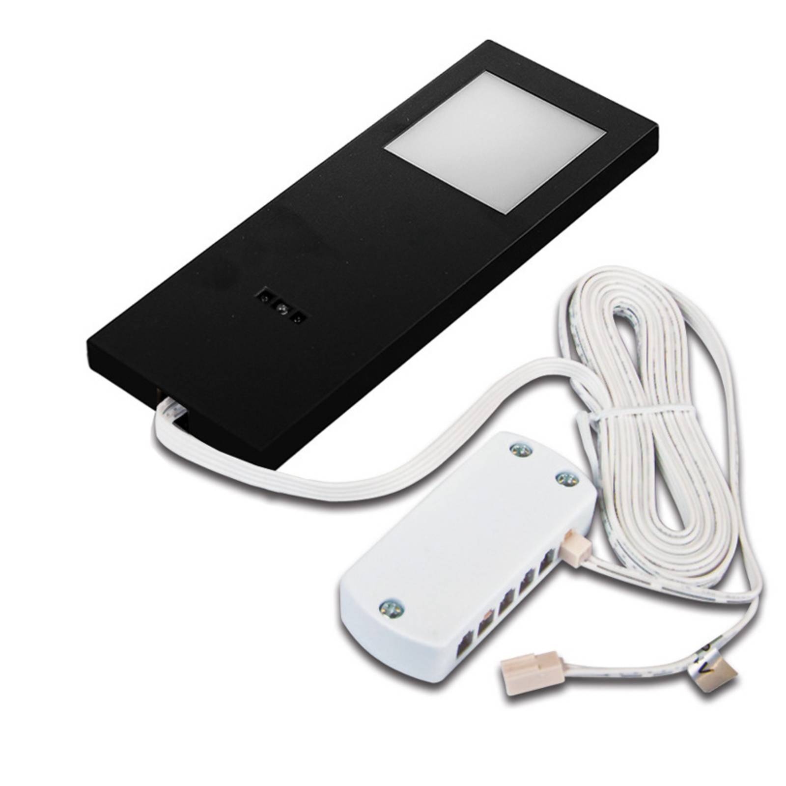 Unterbaulampe LED Slim-Pad F Dimmer 3.000K schwarz von Hera