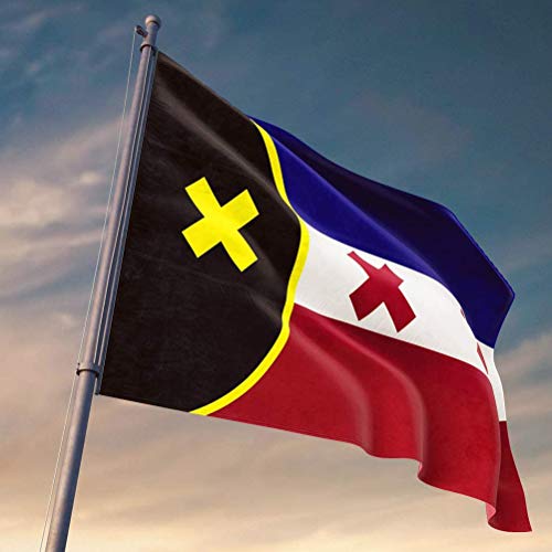 HERAHQ 2021 Lmanburg Flagge Traum SMP Flagge, L'Manberg Banner doppelt genäht Polyester Europäer schöne helle lebendige Farben,3 x 5FT（90 * 150cm von HERAHQ