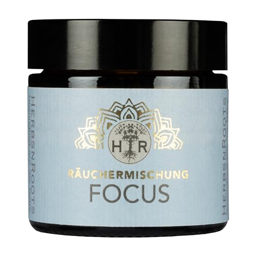 Focus - Konzentration Räuchermischung - Kraftvolles Räucherwerk • spirituell • energetische Reinigung • 100% Natur • ähnlich: Palo Santo Räucherstäbchen, weißer Salbei zum Räuchern • HerbsnRoots Focus - Konzentration Räuchermischung - Kraftvolles Räucherwerk • spirituell • energetische Reinigung • 100% Natur • ähnlich: Palo Santo Räucherstäbchen, weißer Salbei zum Räuchern • HerbsnRoots von HERBSNROOTS