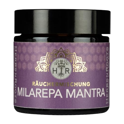 Milarepa Mantra Räuchermischung - Kraftvolles Räucherwerk • spirituell • energetische Reinigung • 100% Natur • ähnlich: Palo Santo Räucherstäbchen, weißer Salbei zum Räuchern • HerbsnRoots Milarepa Mantra Räuchermischung - Kraftvolles Räucherwerk • spirituell • energetische Reinigung • 100% Natur • ähnlich: Palo Santo Räucherstäbchen, weißer Salbei zum Räuchern • HerbsnRoots von HERBSNROOTS