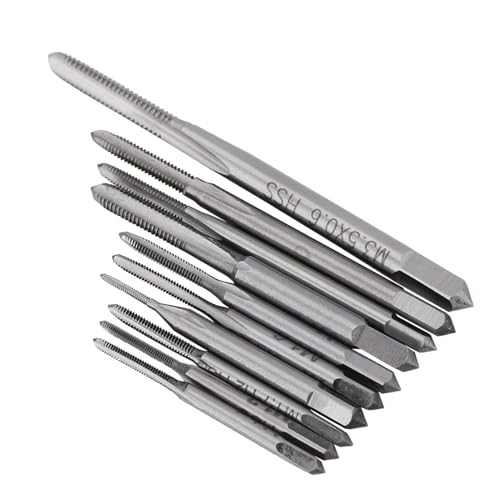 10pcs Mini Machine Hand Taps Set M1 auf M3.5, Micro -Tipp- und Würfel -Set Mikroschraubenextraktorte, metrische Gewindedraht -Tipp -Handwerkzeugkit Kit 10pcs Mini Machine Hand Taps Set M1 auf M3.5, Micro -Tipp- und Würfel -Set Mikroschraubenextraktorte, metrische Gewindedraht -Tipp -Handwerkzeugkit Kit von HERCHR