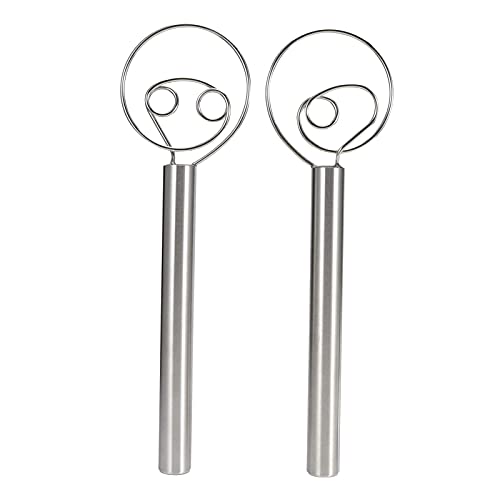 2-teiliger Danish Teig-Schneebesen 30 cm, Rührgerät Küche, Großer Mixer Admixer für Kuchen, Dessert, Brot, Pizza, Gebäck, Pizzateig - Perfektes Backen 2-teiliger Danish Teig-Schneebesen 30 cm, Rührgerät Küche, Großer Mixer Admixer für Kuchen, Dessert, Brot, Pizza, Gebäck, Pizzateig - Perfektes Backen von HERCHR