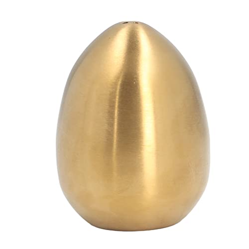 3x2,2 -Zoll -Eierschüttler, salzes Salzschüttler aus Edelstahl, 3 Löcher Design -Gewürzbehälter Küchenversorgung für Grillrestaurant Party im Freien Grillen (golden) von HERCHR