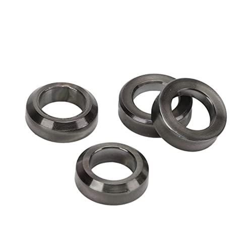 4pcs Bike Bremssättel Spacer, universelle Fahrradbremsschraubenscheibe Spacer Konkave und konvexe Scheibenbremsen -Abstandshalter für Mountainbikes (Schwarz) von HERCHR