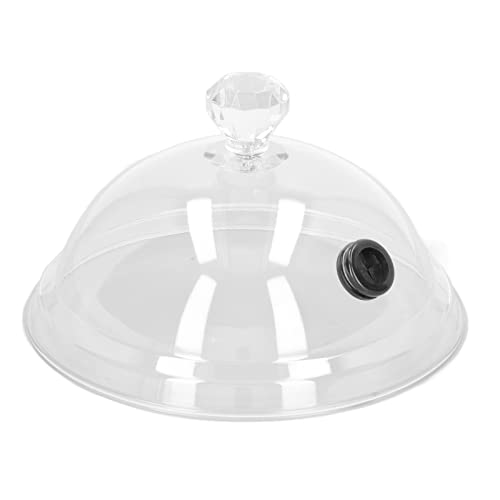 6.3in Raucher Cloche Dome Cover Cocktaildeckel für Raucher -Raucherfusionsteller, Speiseverschlüsse Schalen und Brille, transparent 6.3in Raucher Cloche Dome Cover Cocktaildeckel für Raucher -Raucherfusionsteller, Speiseverschlüsse Schalen und Brille, transparent von HERCHR
