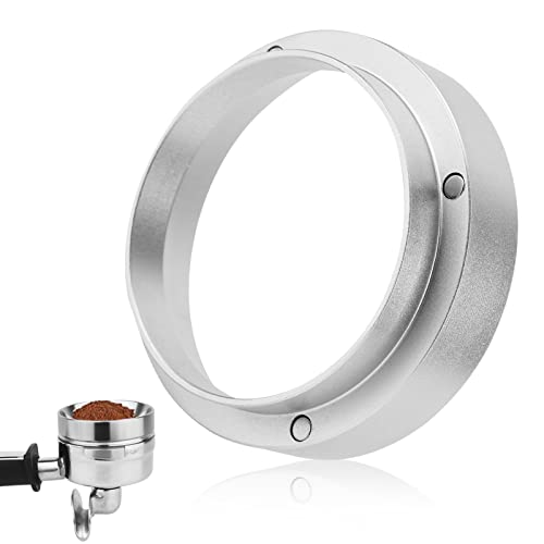 Aluminium-Kaffeedosierring, Espresso-Dosiertrichter mit magnetischem Ersatz für Kaffeemaschine(58MM) von HERCHR