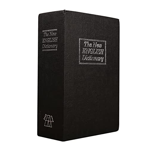 Buchtresor, Buch-Safe mit Zahlenschloss, Secret Book Passwortsperre Versteckte Geldkassette groß Sicher Safe Box Wertsachen Versteck Aufbewahrungsbox 11,5 x 5,5 x 18 cm(Schwarz) von HERCHR