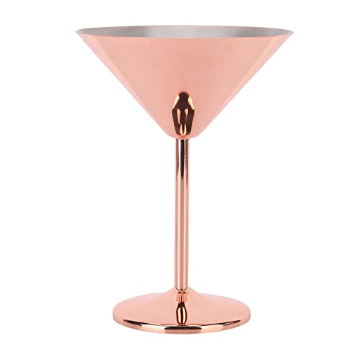 Edelstahl -Cocktailglas, 220 ml Roségold Champagner Toast Cup 16,5 cm Rotweinbecher für Home Bar Edelstahl -Cocktailglas, 220 ml Roségold Champagner Toast Cup 16,5 cm Rotweinbecher für Home Bar von HERCHR
