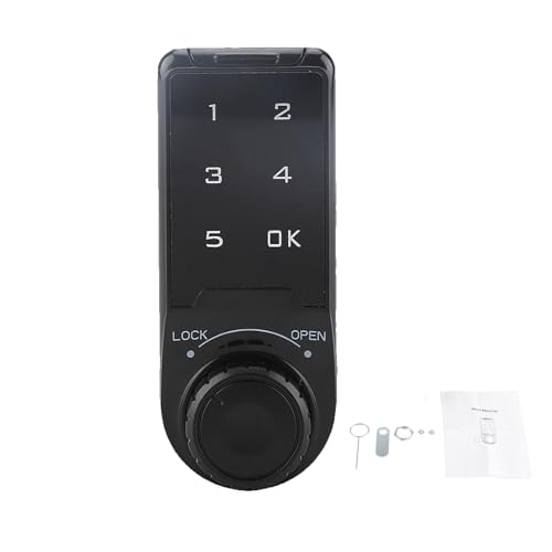 Elektronisches Kabinettsschloss Kit, Touch Tastatur Kennwort Lock Smart Door Digital STOLL KEYLAS EINTRAGE -Sicherheitsschrank codierter Schließfach für Heimmöbelgarderobe (Installation L = 20) von HERCHR