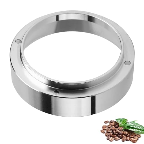 Filterkorb Siebträger 51mm Kaffee Dosierring universal, Espresso-Dosiertrichter mit magnetischem Ersatz für Kaffeemaschine von HERCHR