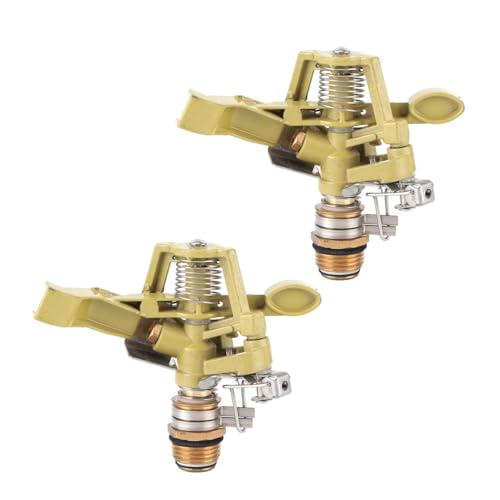 G1/2 Zinklegierung Impact Sprinkler, 2pcs 360 ° männliche Gewinde Impuls -Sprinkler Rotierende Sprühdüse für Garten Rasen Bewässerung Terrasse Bewässerungssystem G1/2 Zinklegierung Impact Sprinkler, 2pcs 360 ° männliche Gewinde Impuls -Sprinkler Rotierende Sprühdüse für Garten Rasen Bewässerung Terrasse Bewässerungssystem von HERCHR
