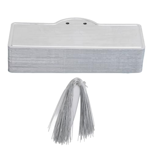 Garten Aluminium -Tag, 100Sets Aluminium -Pflanzenschilder Tags wasserdicht Outdoor -Identifikationsmarkierungen für Gewächshaus Blumenlandschaft Designer Garten Aluminium -Tag, 100Sets Aluminium -Pflanzenschilder Tags wasserdicht Outdoor -Identifikationsmarkierungen für Gewächshaus Blumenlandschaft Designer von HERCHR