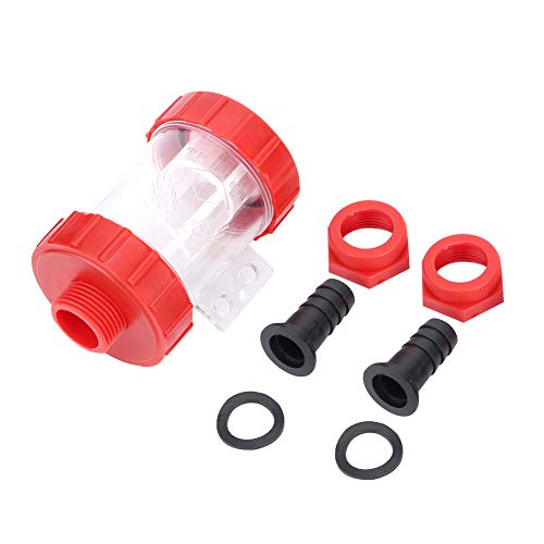 Gartenschlaucheinlassfilter für Hochdruckunterlegscheibe, Inline -Netzsiebs -Wasserpumpenfilter -Bewässerung Hochfluss Rohrleitung Garten Grenzflächen -Grenzfläche Sieb (1/6 15.5-17,5 cm Kopfumfang) von HERCHR