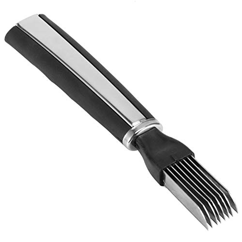 Edelstahl Scallion Slicer, Vegetable Chopper, Shred Silk The Knife, 7,7 x 1,2 Zoll Zwiebel Schneider Edelstahl Cutter Multifunktionale Gemüse und Zwiebelreibe für Hobeln von Obst und Gemüse von HERCHR