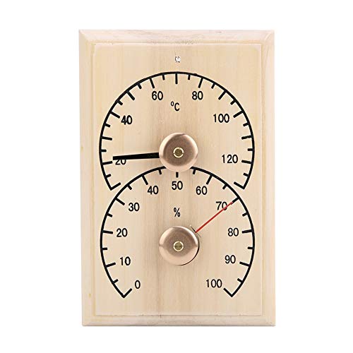 HERCHR 2 in 1 Sauna Digital Thermometer Hygrometer, Luftfeuchtigkeitstemperaturmessung für Indoor Tub Spa von HERCHR