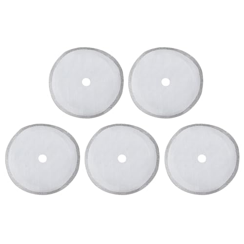 HERCHR 5Pcs 304 Stainless Steel Reusable Coffee Filter French Press Replacement Filter Screen FilterMesh Screen for Coffee Tea Makers (Medium-800ml) von HERCHR