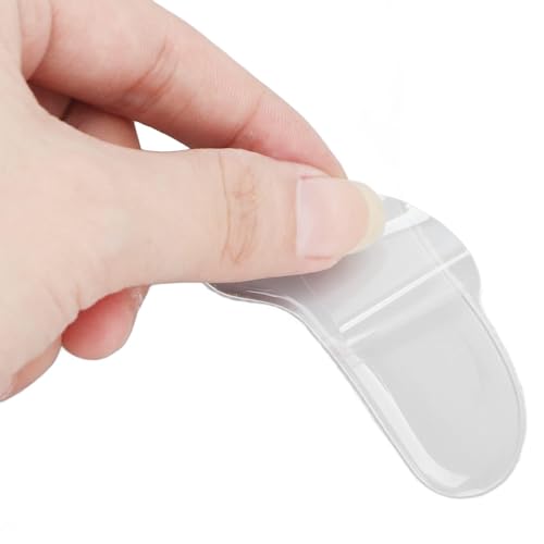 HERCHR CPAP Gel Nasenpads, 2 Stück Universal Silikon Atemgerät Nasenschutz Komfortpolster Weiche CPAP Kissen Zubehör CPAP Nasenpolster Maske CPAP Maschine Nasenkissen Nasengelpolster Für Masken von HERCHR