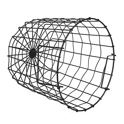 HERCHR Drahtk?rbe mit Griffen, Metallw?schekorb W?schekorb Utility Storage Bins Gro?er Korb zum Organisieren von W?schedecken von HERCHR