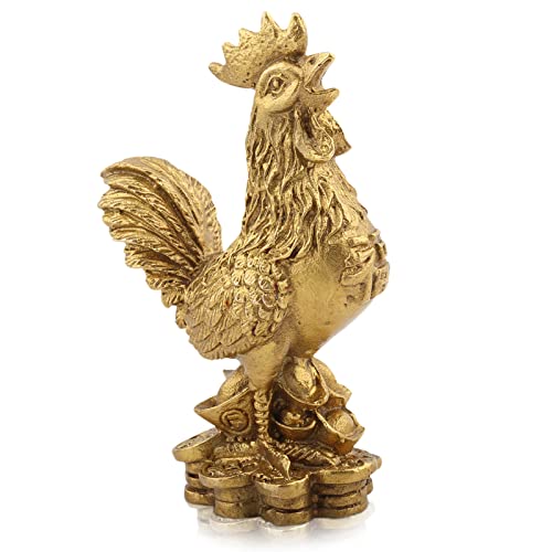 Dekofigur Hahn, Glück Reichtum Huhn Ornamente Hahn Huhn Feng Shui Home Dekorationen Handwerk Statuen, Glück Und Reichtum Eines Der Sternzeichen Dekofigur Hahn, Glück Reichtum Huhn Ornamente Hahn Huhn Feng Shui Home Dekorationen Handwerk Statuen, Glück Und Reichtum Eines Der Sternzeichen von HERCHR